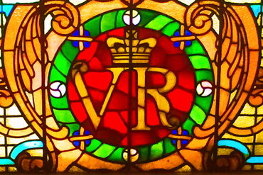 Stained glass roof