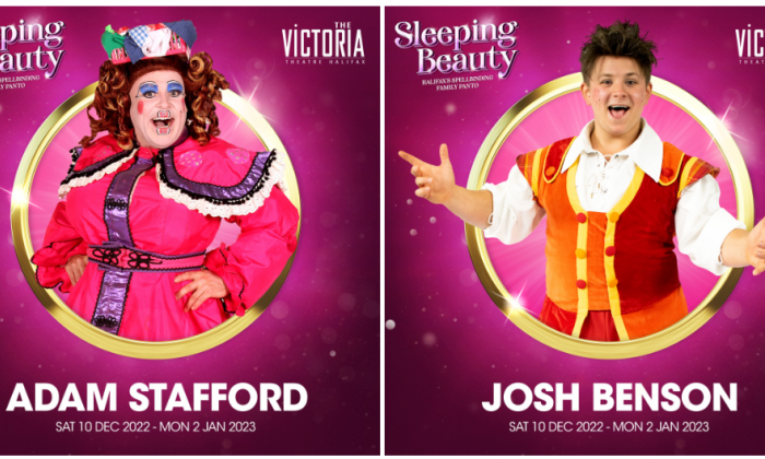 Adam Stafford and Josh Benson back in pantomime this Christmas in Halifax's pantomime Sleeping Beauty